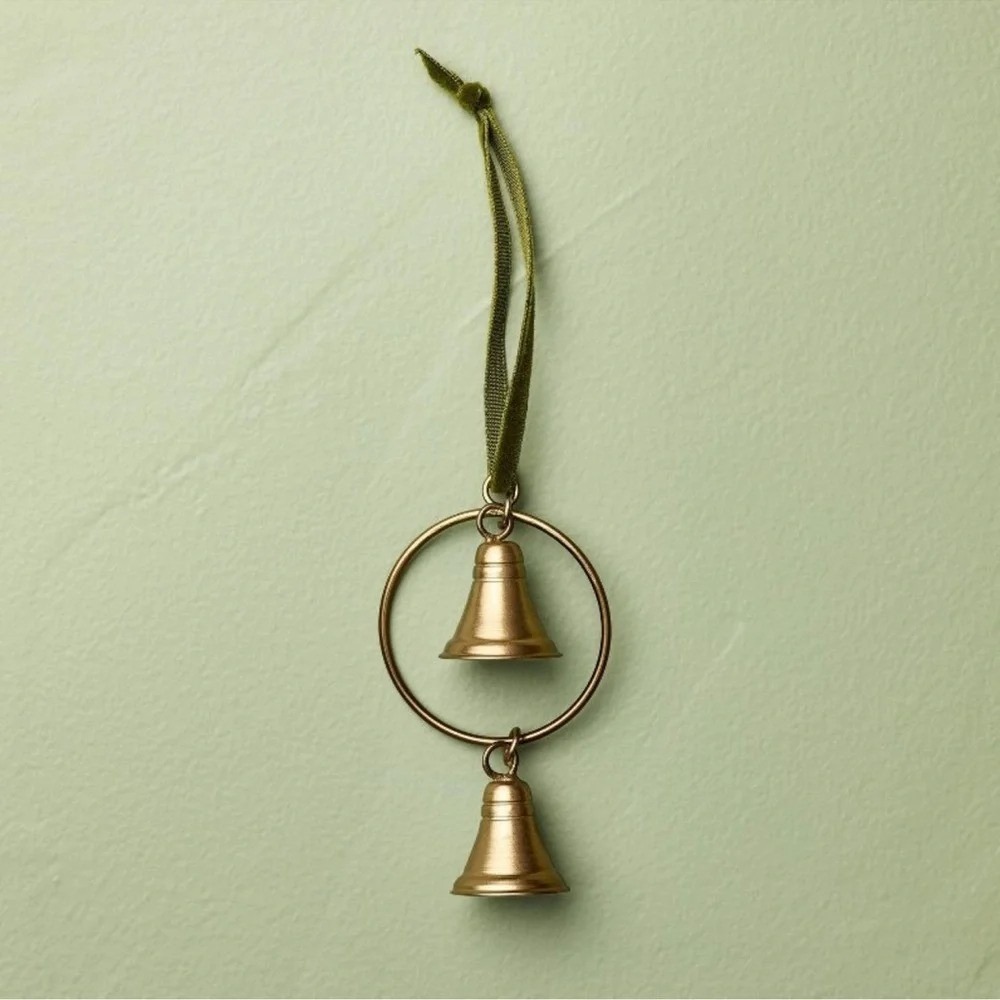 Brass Bell Christmas Tree Ornament - Hearth & Hand Magnolia, Target 2024